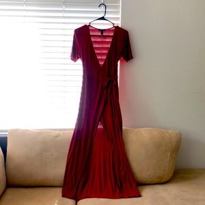 Maxi Wrap Dress